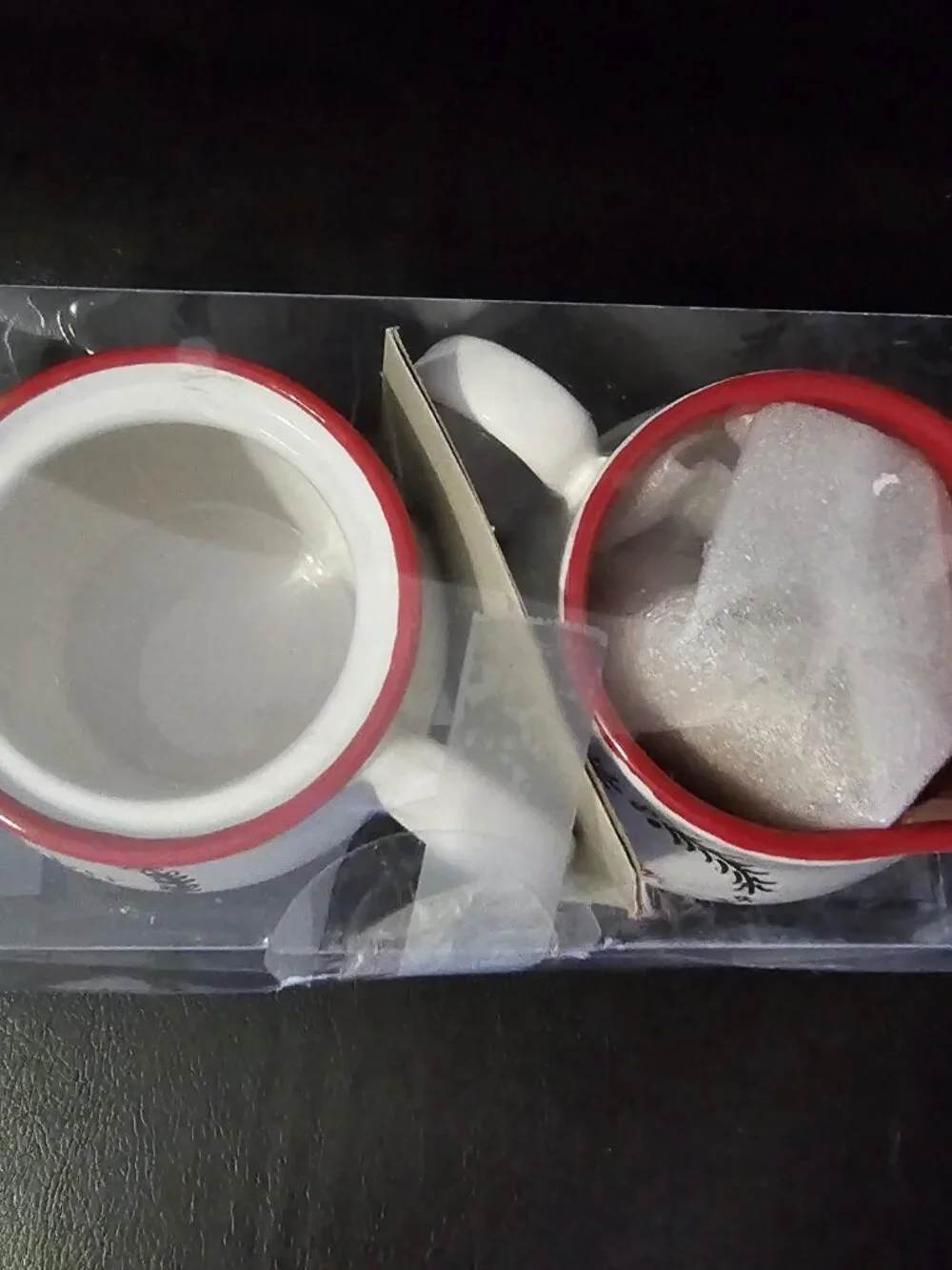 Holiday Time White Sugar and Cream Ceramic Server Set